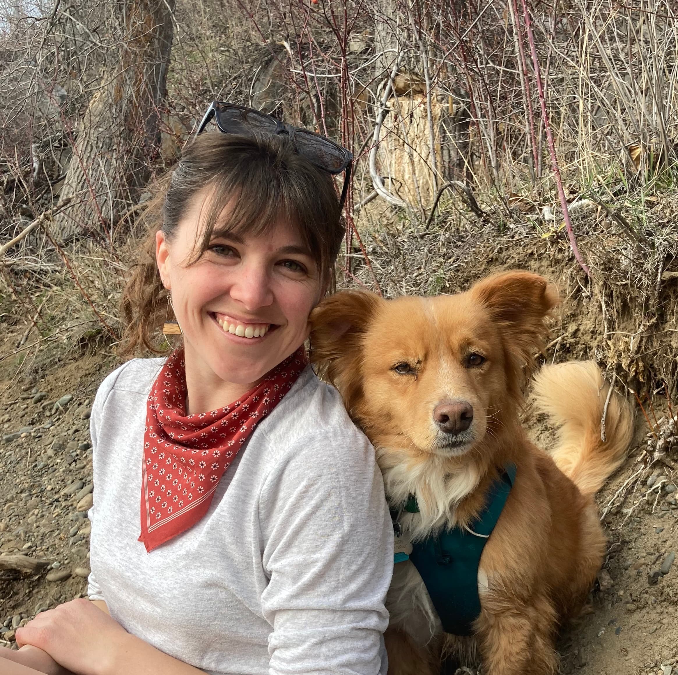 Jocelyn and her dog Dusty